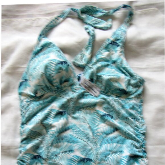 Tommy Bahama Reversible Swim Halter Bra Top Floral, size M - Picture 5 of 8